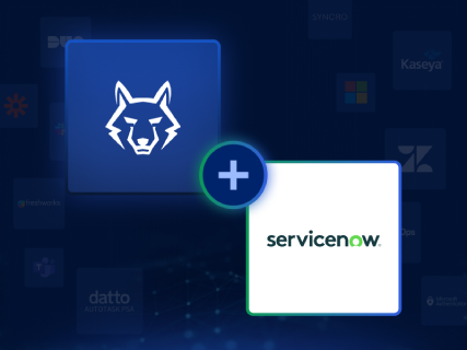 MSP Process Integrations with HaloPSA, ConnectWise, Autotask and many more.